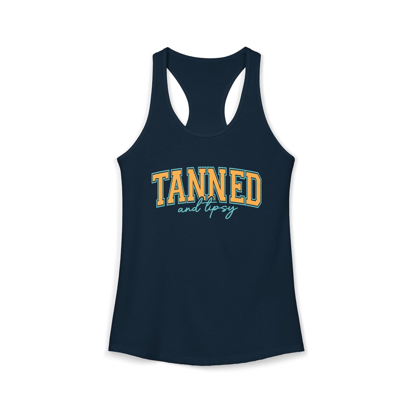 Tanned & Tipsy Racerback Tank