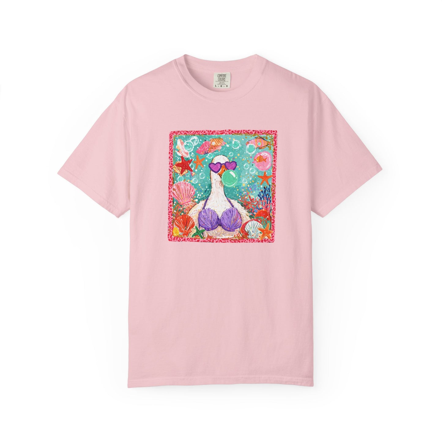 Goose in Bikini Beach T-Shirt — Cute Retro Seaside Graphic Tee