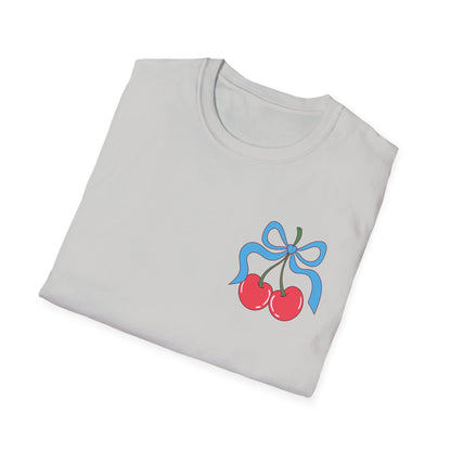 Patriotic Cherry T-Shirt — USA 1776 Fourth of July Graphic Tee