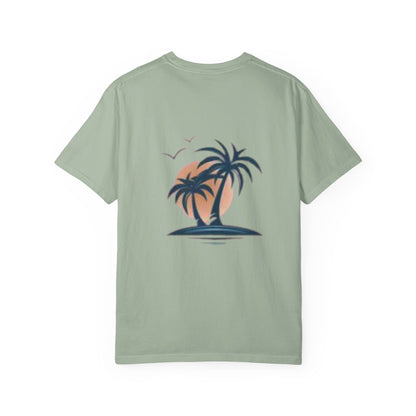Palm Trees In the Sun, Front & Back T-shirt