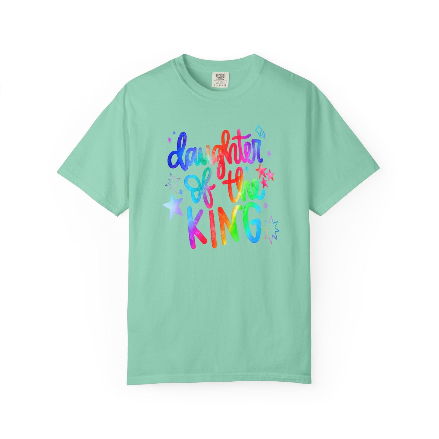 Daughter of the King T-Shirt — Colorful Faith Graphic Tee