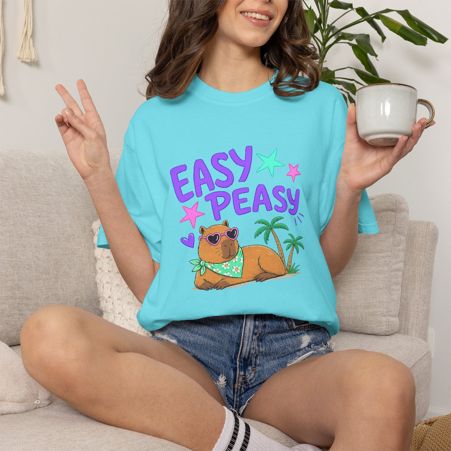 Easy Peasy Capybara T-Shirt