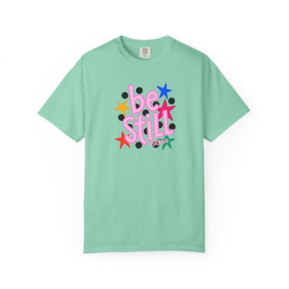 Be Still T-Shirt — Colorful Retro Stars Graphic Tee