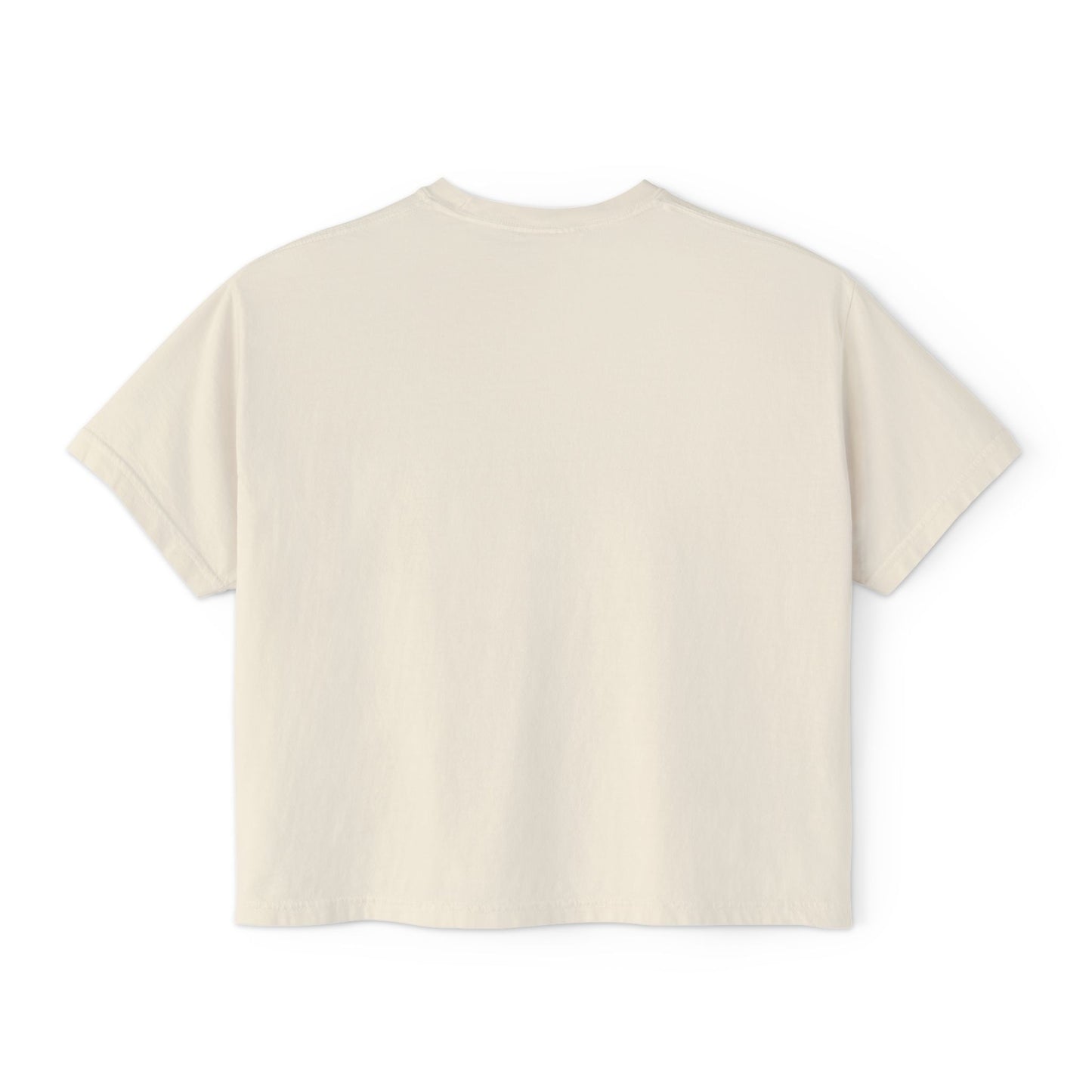 Retro Neon Makeup Graphic Tee — Women's Boxy Tee