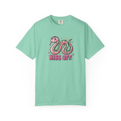 Snake "Hiss Off" Graphic T-Shirt — Retro Cute Reptile Tee