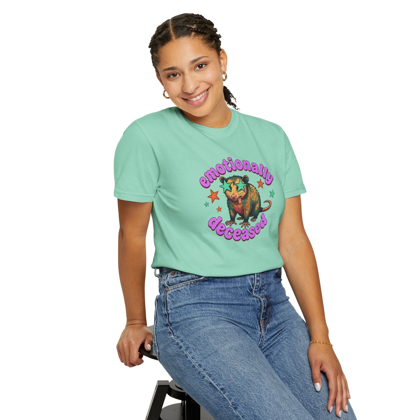 Emotionally Deceased T-Shirt — Vintage Cat Graphic Tee