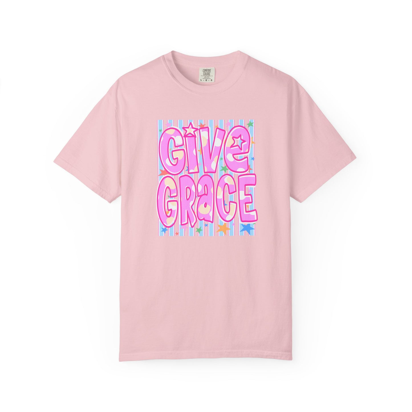 Give Grace T-Shirt — Pastel Retro Graphic Tee