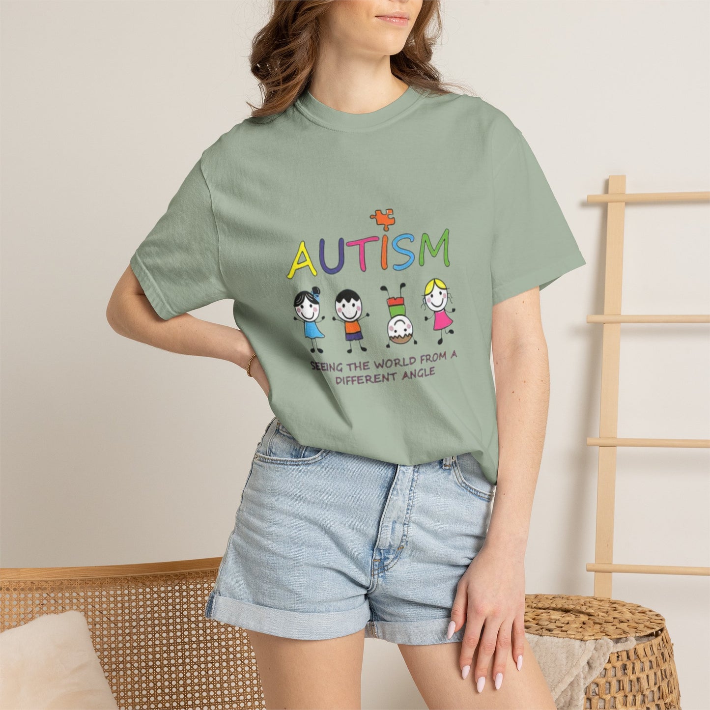 Autism, Seeing the World From a Different Angle T-shirt