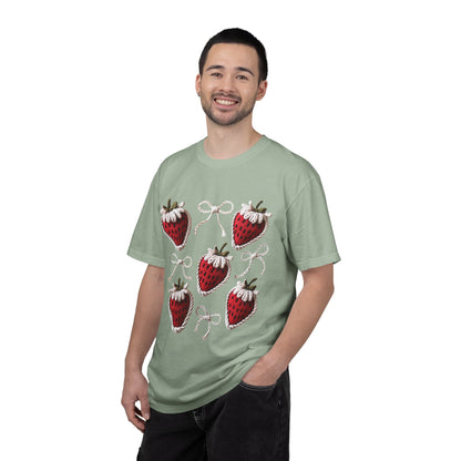 Crochet Strawberries and Bows T-shirt