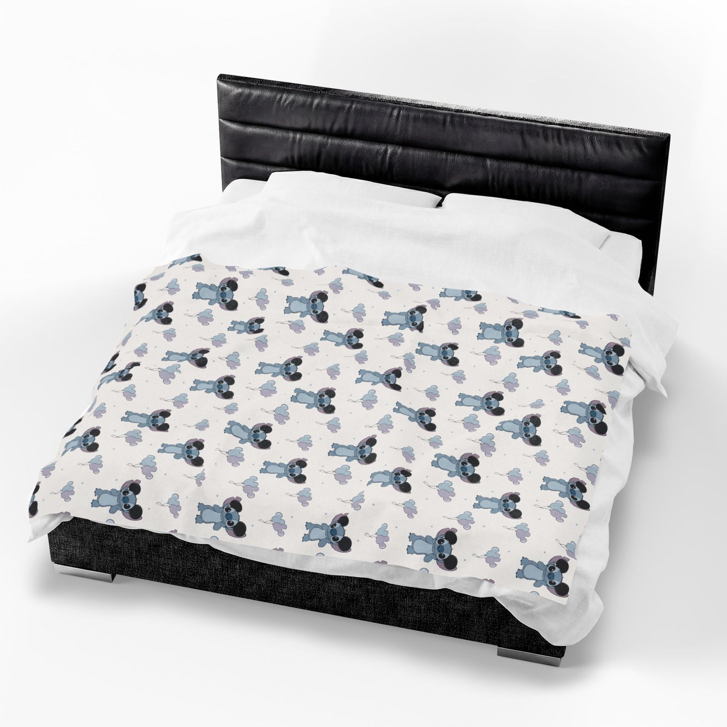 Velveteen Plush Blanket — Cozy Baby Koala Patterned Throw for Nursery & Kids