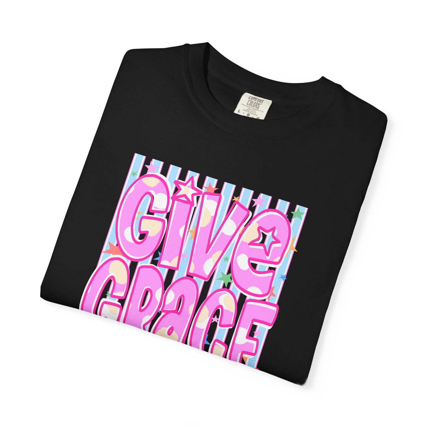 Give Grace T-Shirt — Pastel Retro Graphic Tee