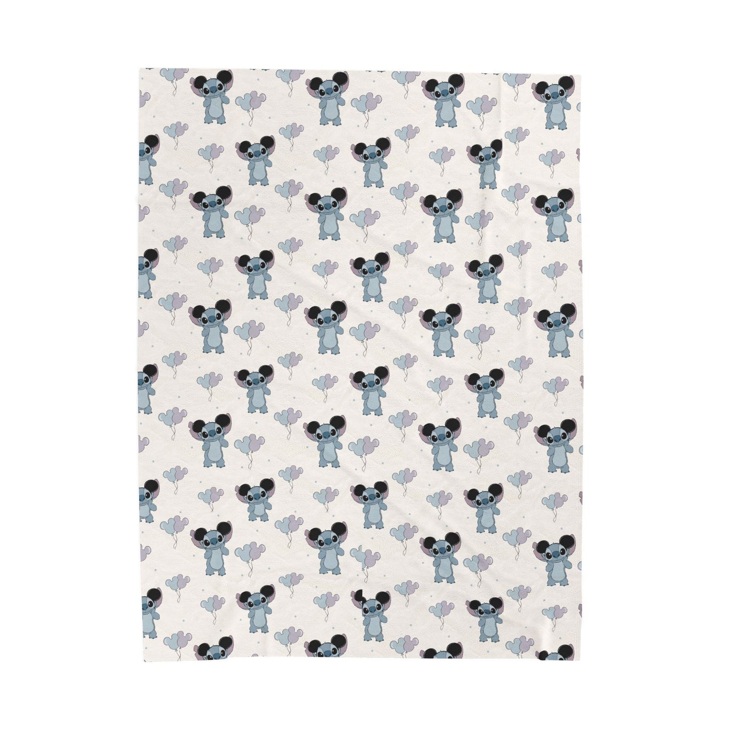 Velveteen Plush Blanket — Cozy Baby Koala Patterned Throw for Nursery & Kids