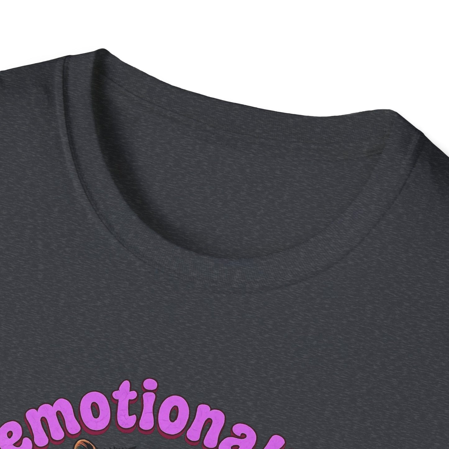 Emotionally Deceased T-Shirt — Cute Colorful Armadillo Graphic