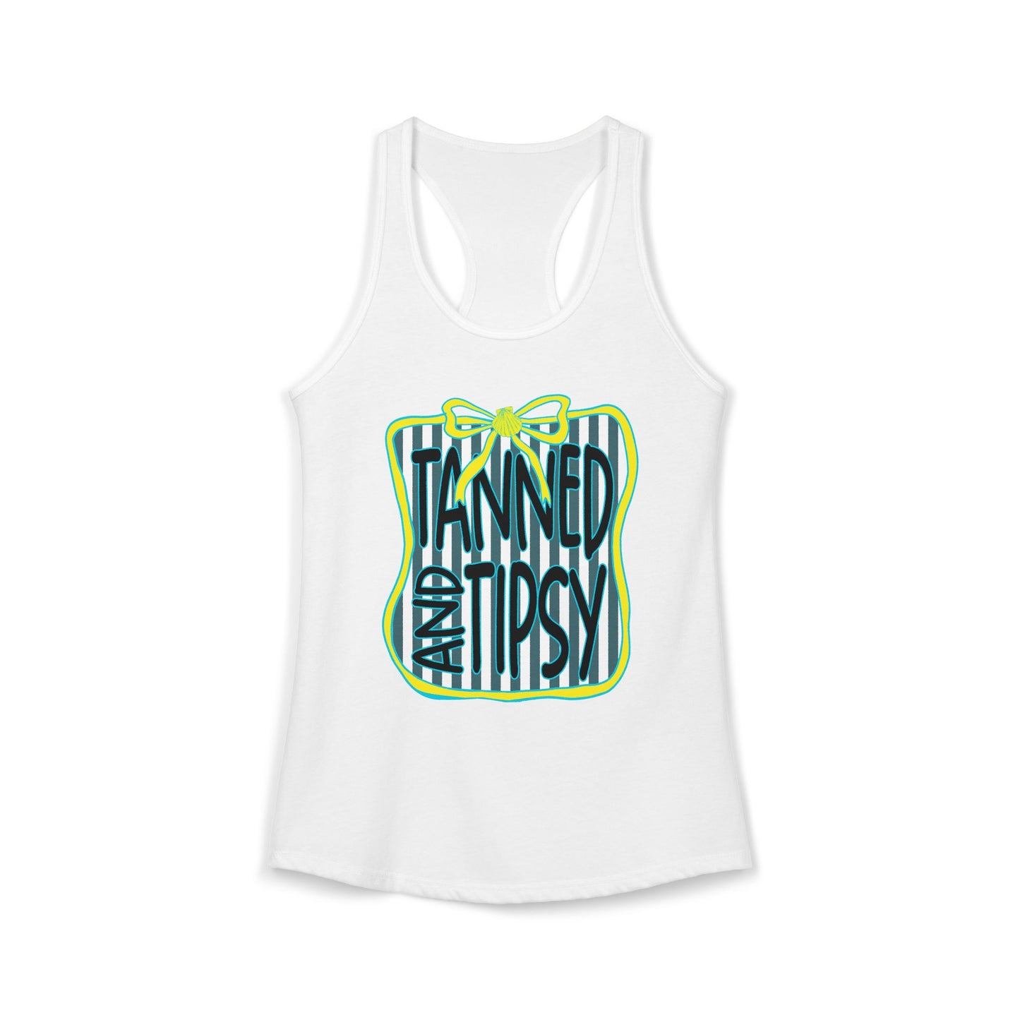 Tanned & Tipsy Racerback Tank