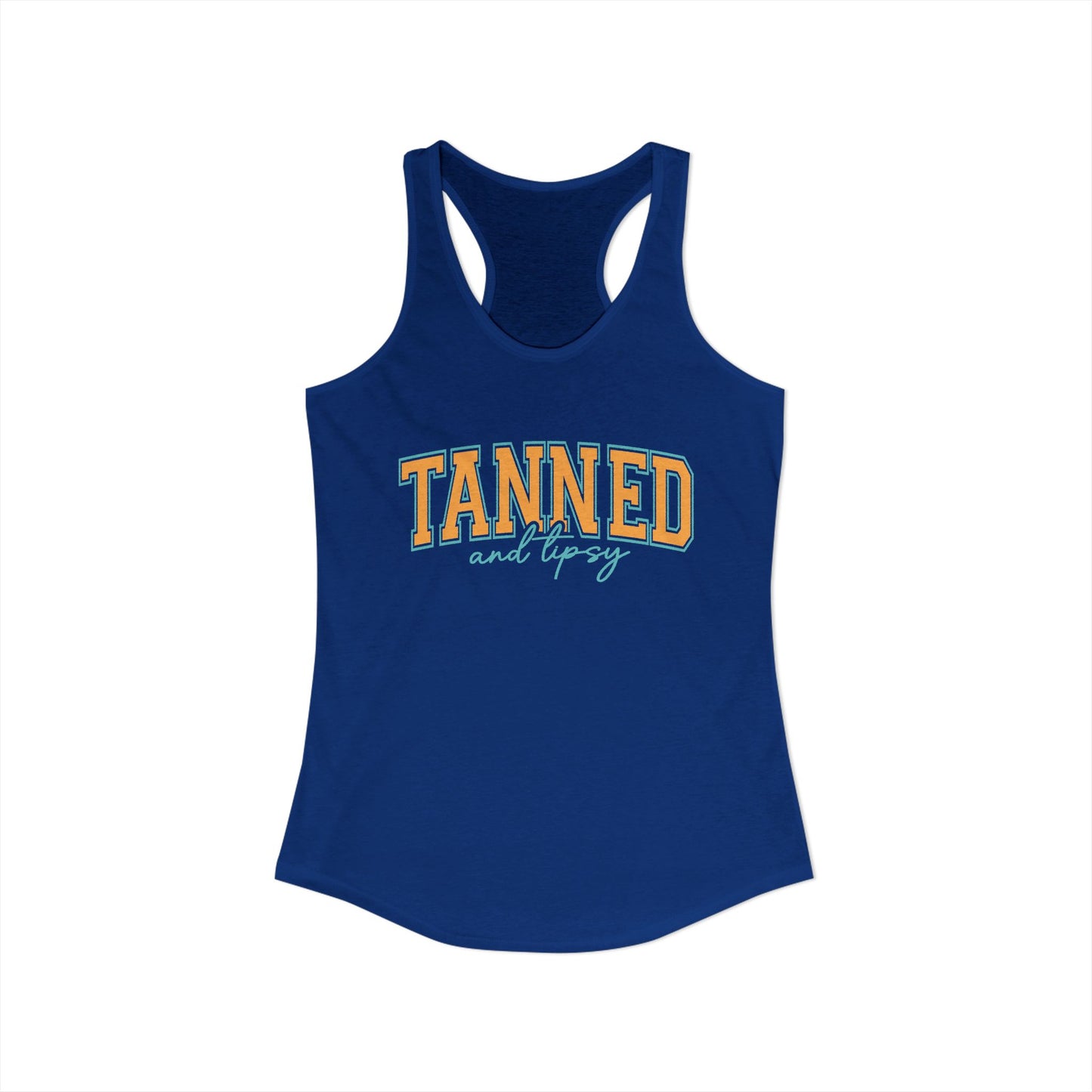 Tanned & Tipsy Racerback Tank