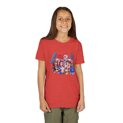 Youth Tee - 4th of July Patriotic Fireworks Graphic