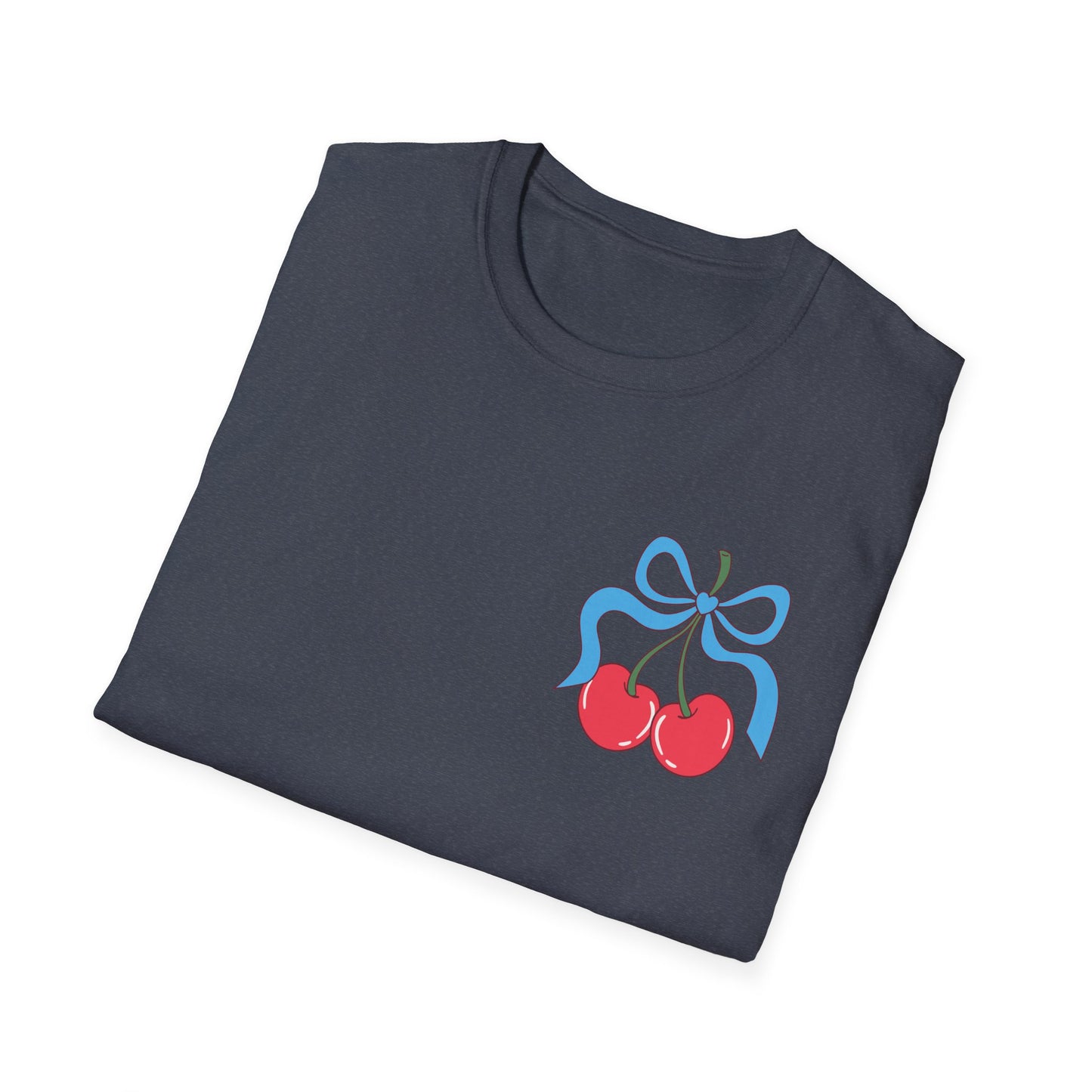 Patriotic Cherry T-Shirt — USA 1776 Fourth of July Graphic Tee