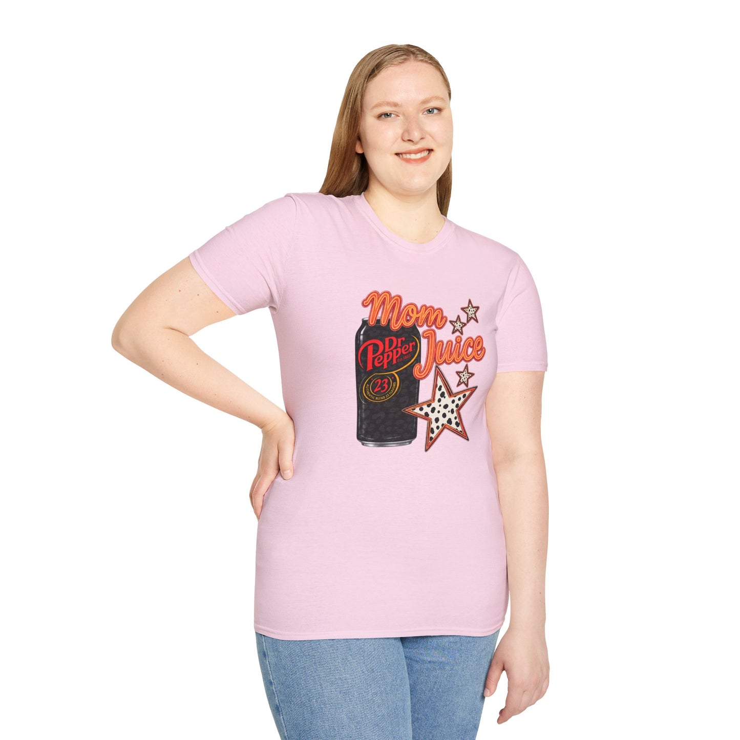 Mom Juice Dr Pepper T-Shirt – Retro Soda Graphic Tee for Moms