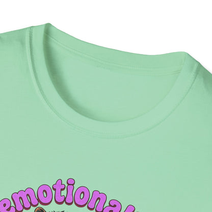 Emotionally Deceased T-Shirt — Cute Colorful Armadillo Graphic