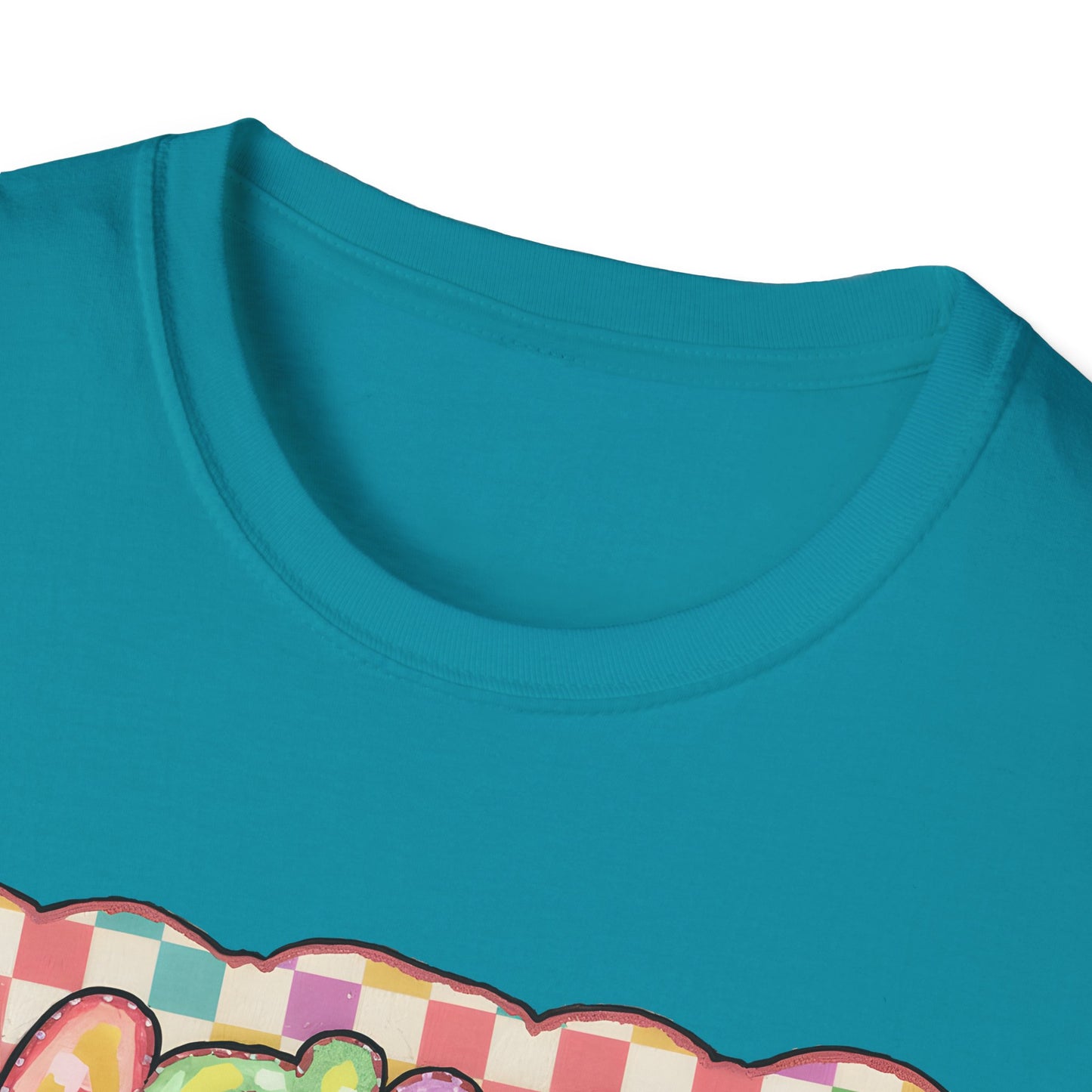 Mama Balloon Graphic Tee — Colorful Pastel Celebration Shirt for Moms