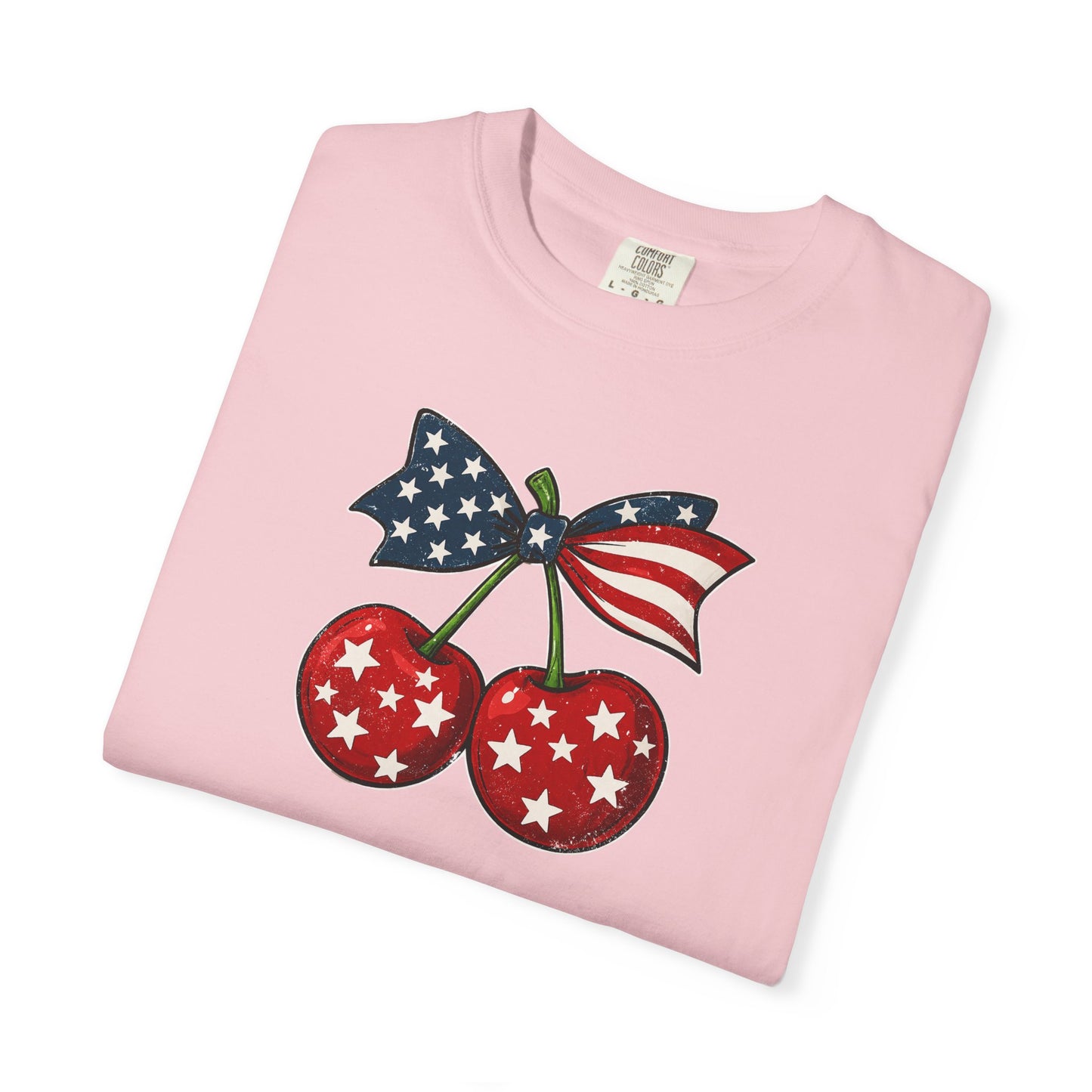 American Flag Cherry T-Shirt