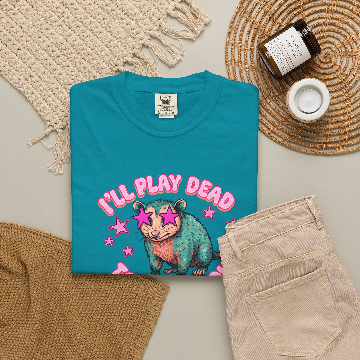 Funny Cat T-Shirt — "I'll Play Dead to Avoid You" Cute Sarcastic Graphic Tee