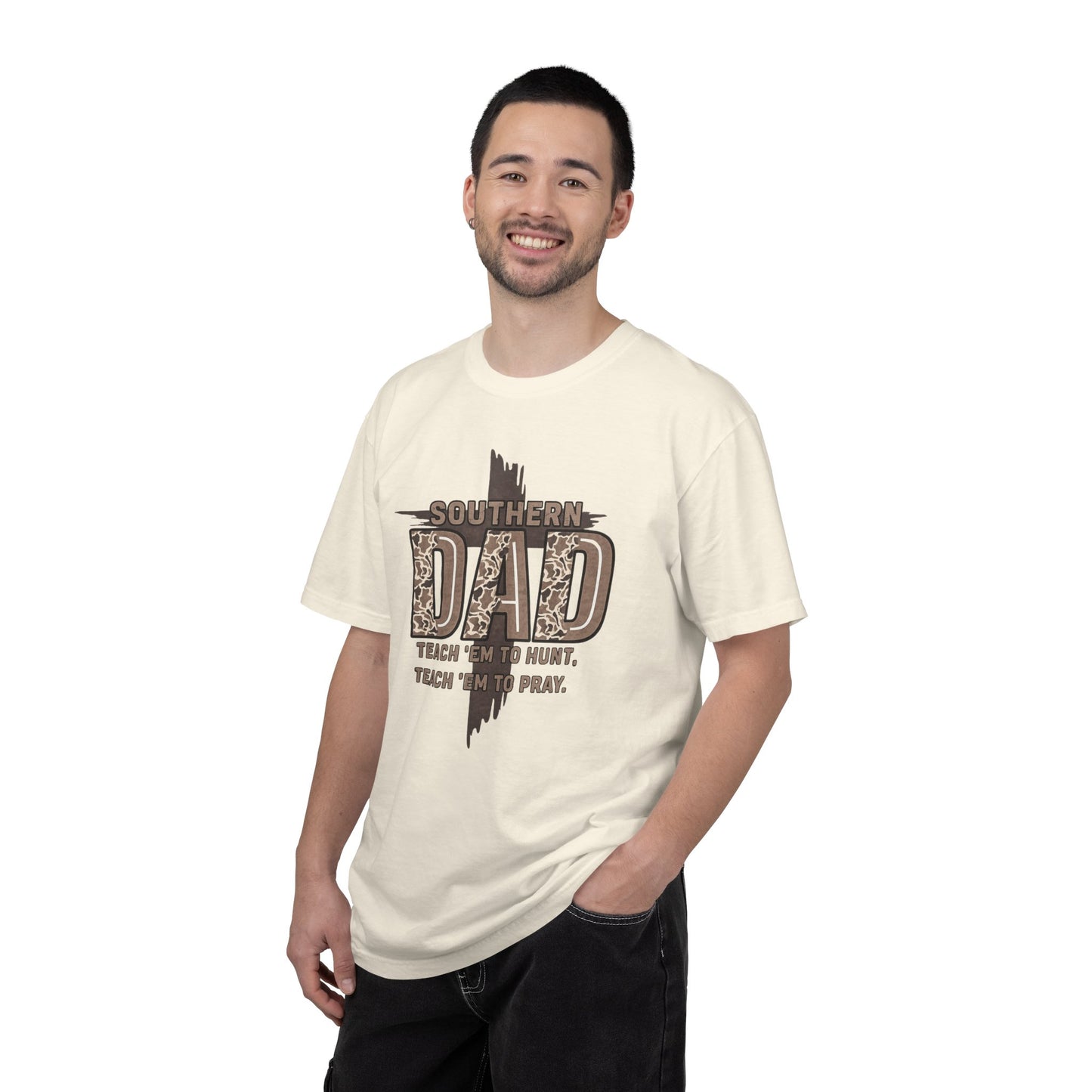 Southern Dad T-Shirt - "Teach 'Em to Hunt & pray
