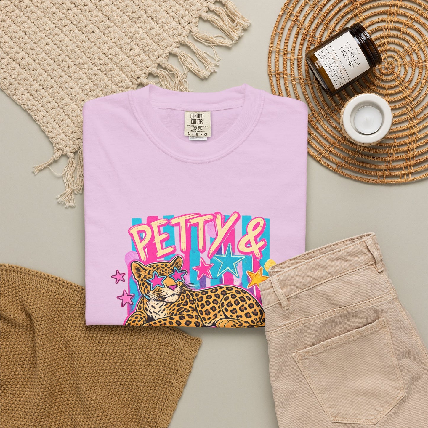 Petty & Predatory Leopard Graphic T-Shirt