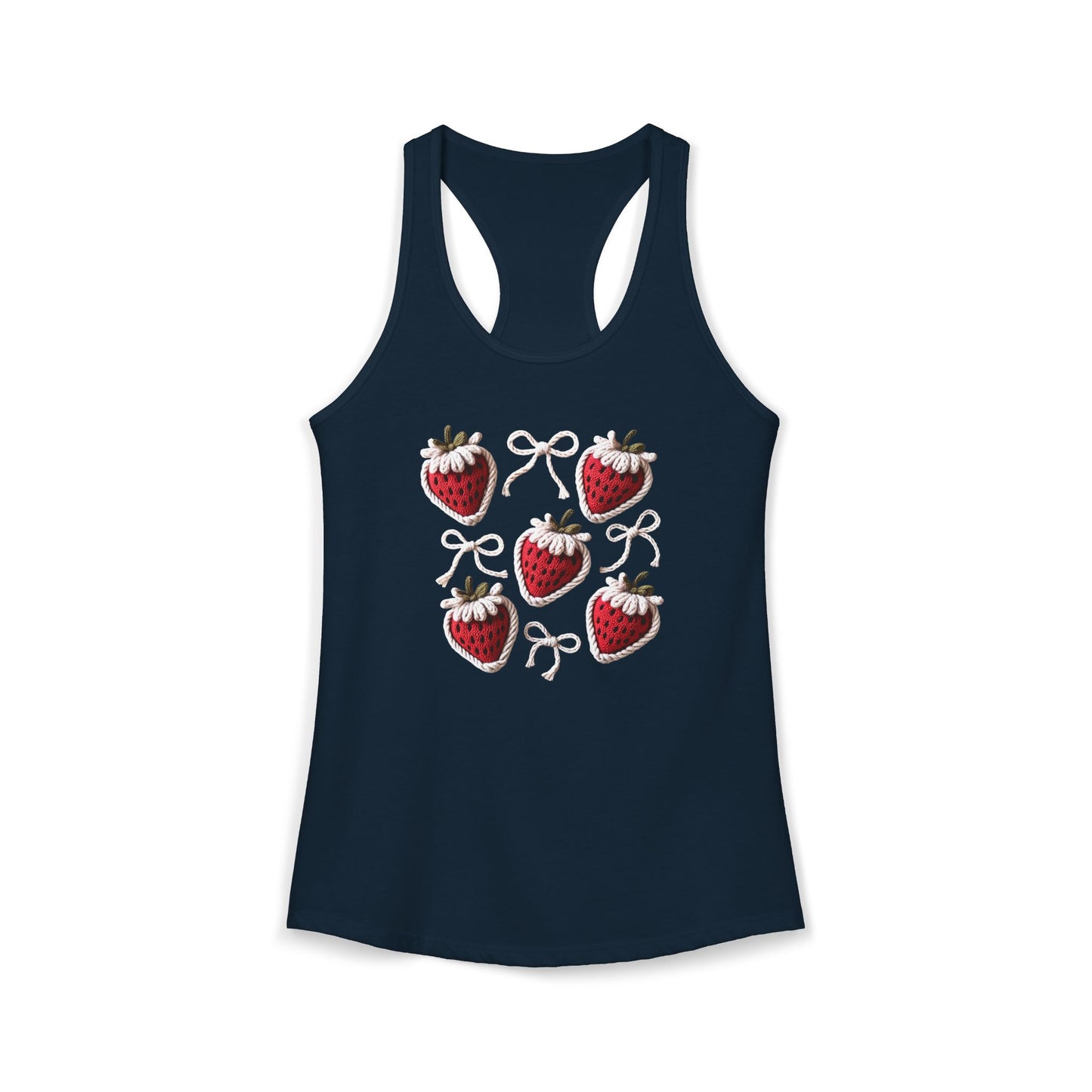 Strawberry yarn Racerback Tank