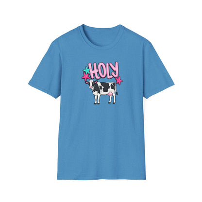 Holy Cow T-Shirt — Cute Pastel Cow Graphic Tee