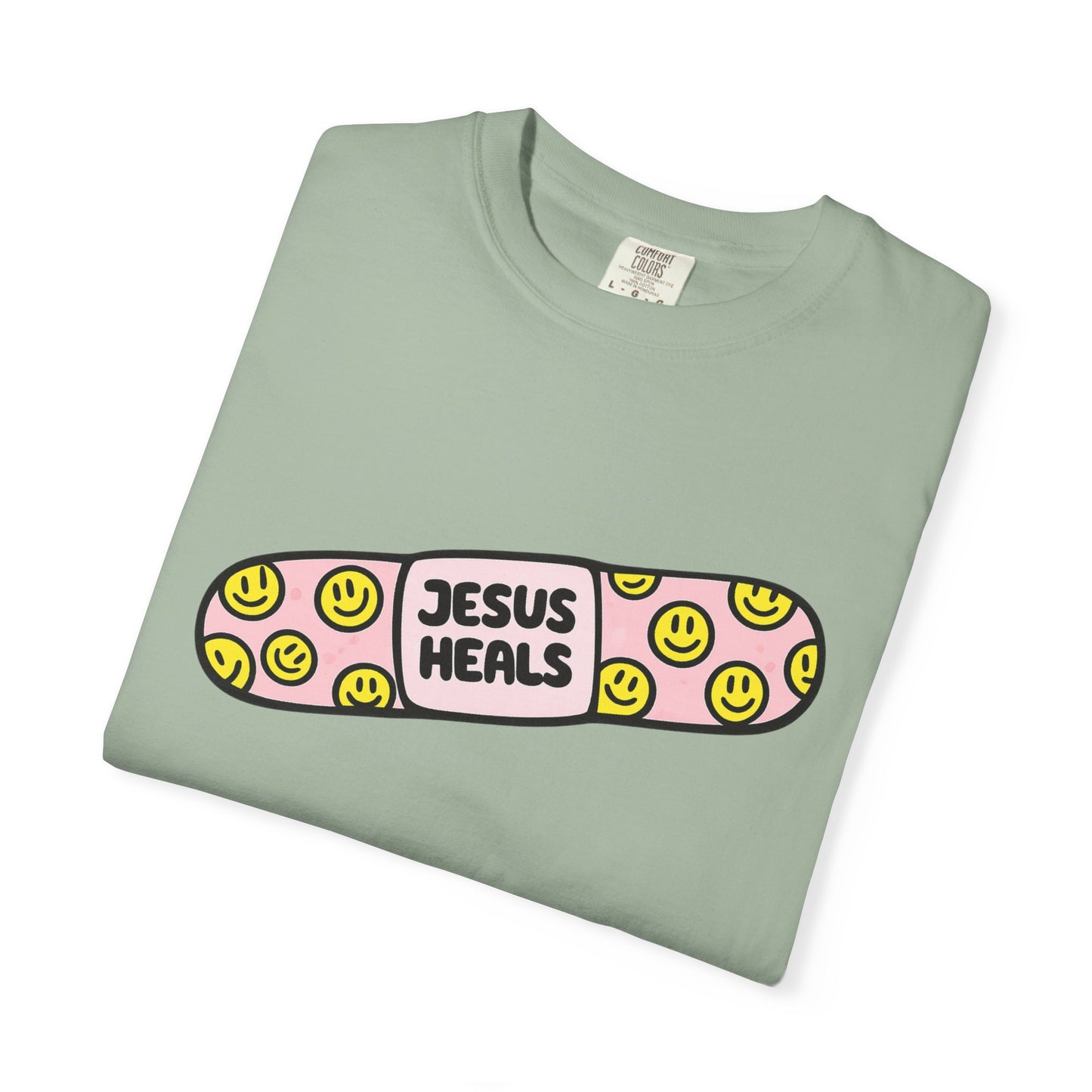 Jesus Heals Bandage T-Shirt — Christian Faith Graphic Tee