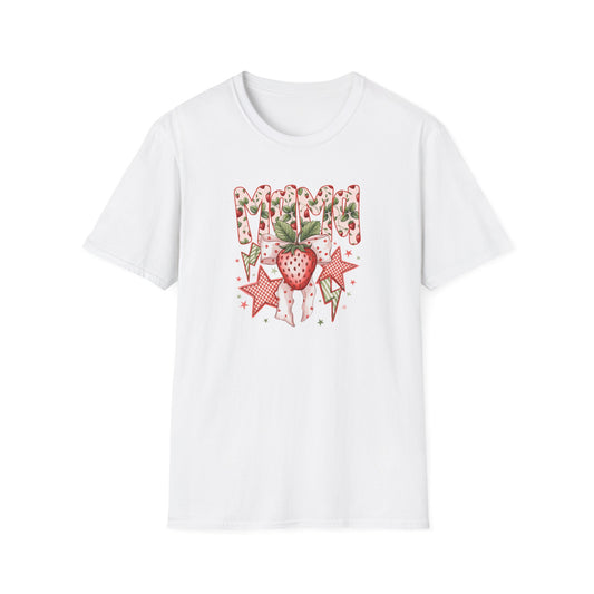 Strawberry Vibes T-Shirt — Retro Stars & Heart Graphic