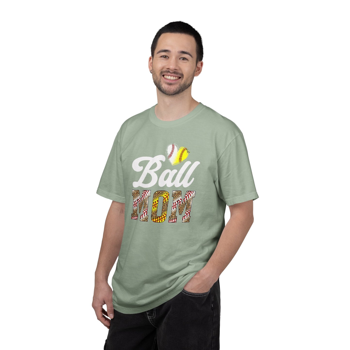 Mom Floral Pattern T-Shirt — Colorful Floral "MOM" Graphic Tee