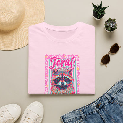 Feral Raccoon Gildan softstyle tshirt