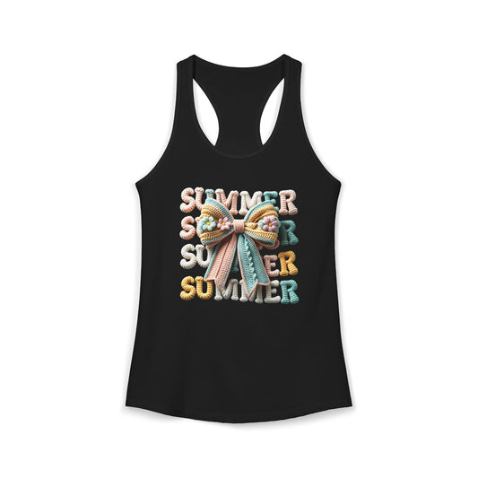 Summer yard bow Racerback Tank