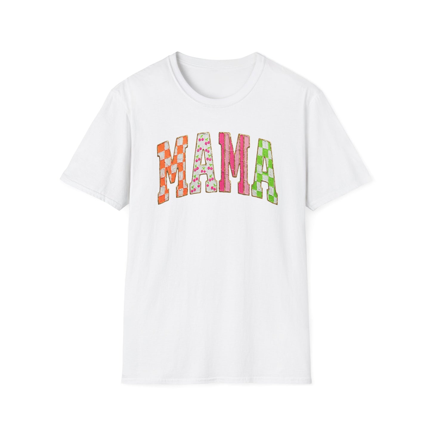 Mama Floral Patchwork T-Shirt