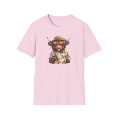 Panama Jack Highland cow tee