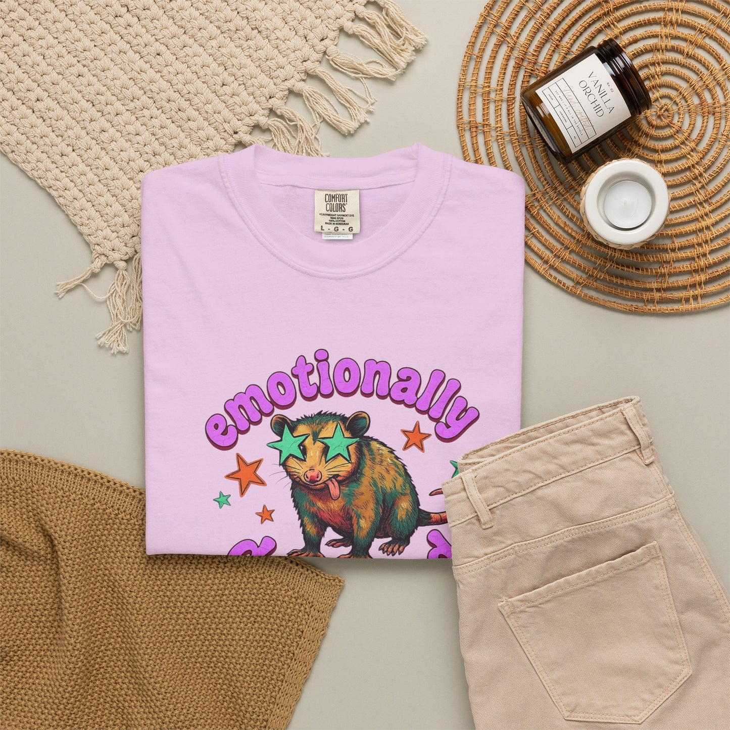 Emotionally Deceased T-Shirt — Vintage Cat Graphic Tee