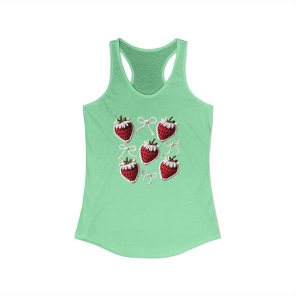 Strawberry yarn Racerback Tank