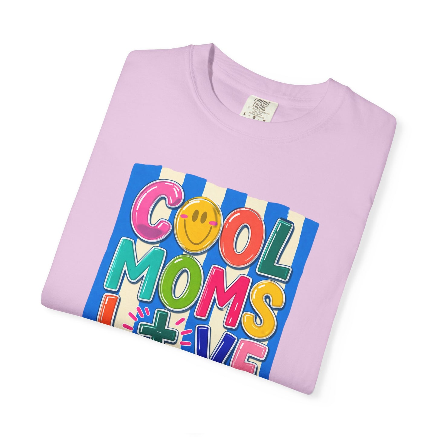 Cool Moms Love Jesus T-Shirt — Colorful Retro Christian Graphic Tee