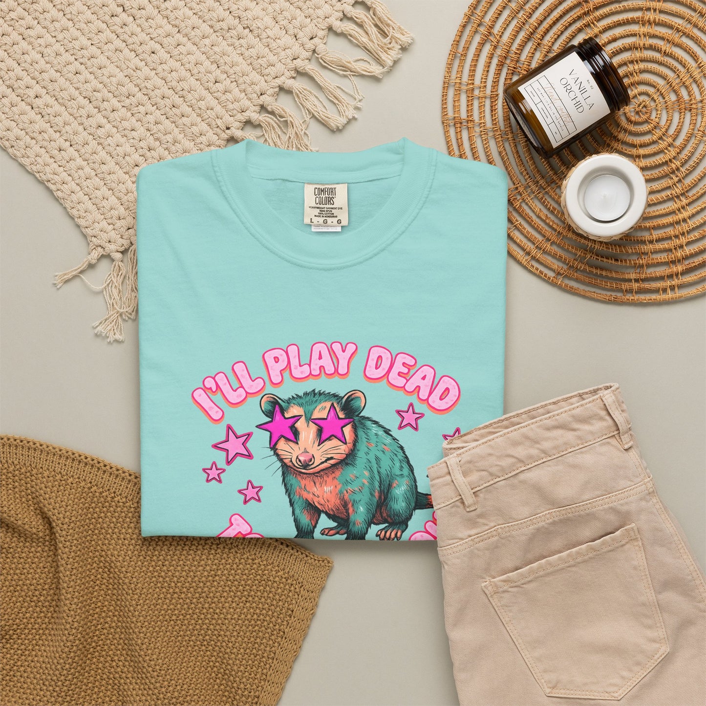 Funny Cat T-Shirt — "I'll Play Dead to Avoid You" Cute Sarcastic Graphic Tee