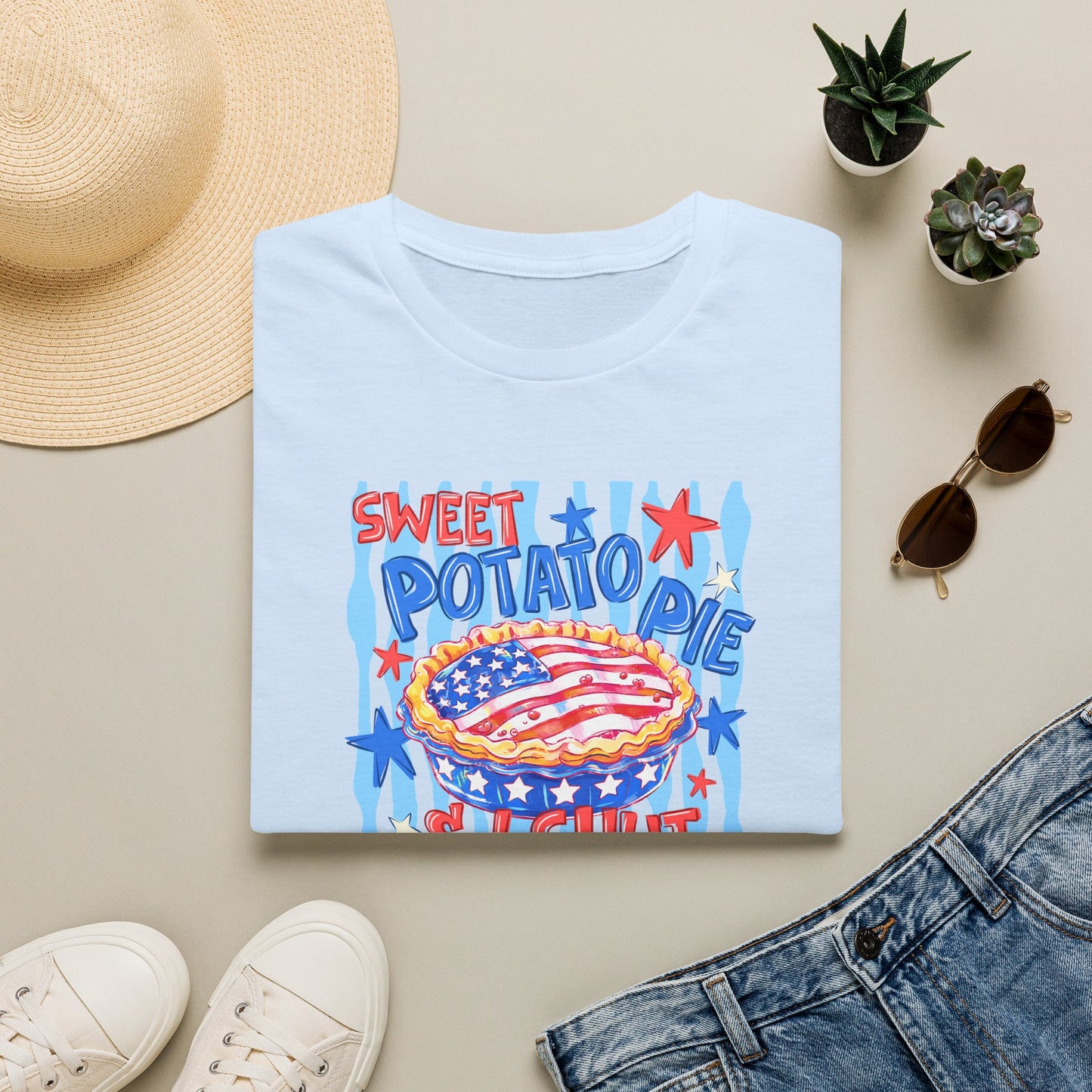 T-Shirt — 'Sweet Potato Pie' Patriotic Graphic Tee