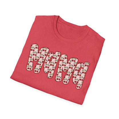 Mama Floral Band T-Shirt — Cute Mom Shirt with Pink Flower Pattern