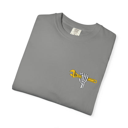 Mechanic T-Shirt — "I Can Fix a Lot of Things (But I Can't Fix Stupid)" Graphic Tee