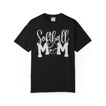 Softball Mom T-Shirt — Softball Mom Graphic Tee for Baseball/Softball Parents
