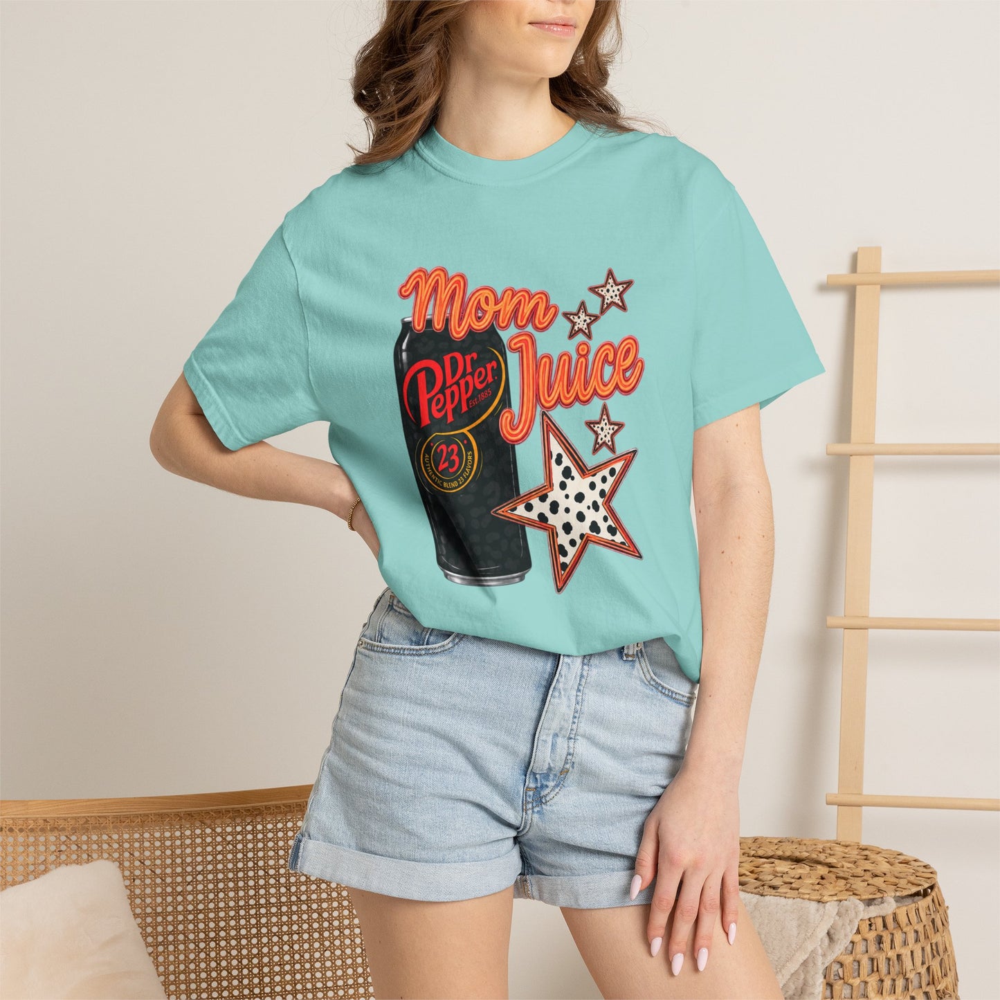 Mom Juice T-Shirt — Retro Dr Pepper Can Graphic Tee