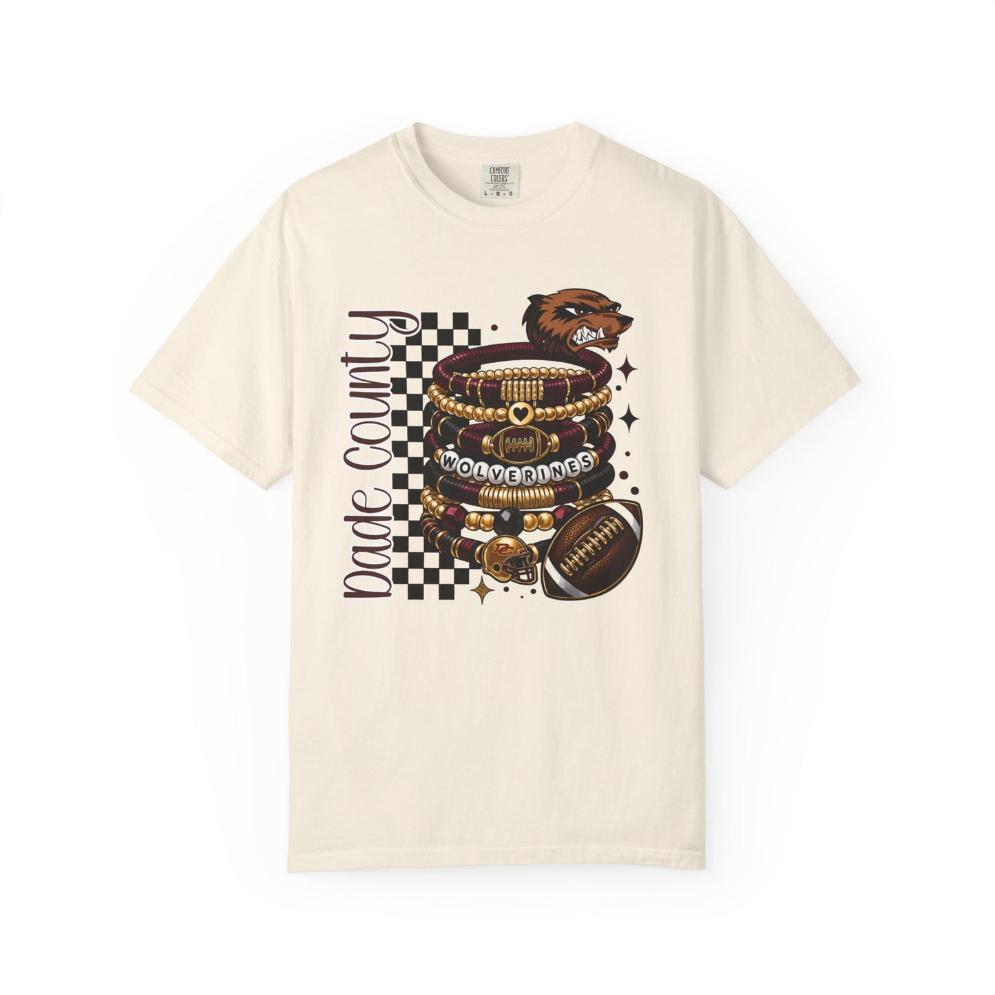 Dade County Panthers Football Graphic T‑Shirt