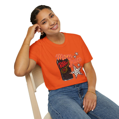 Mom Juice Dr Pepper T-Shirt – Retro Soda Graphic Tee for Moms