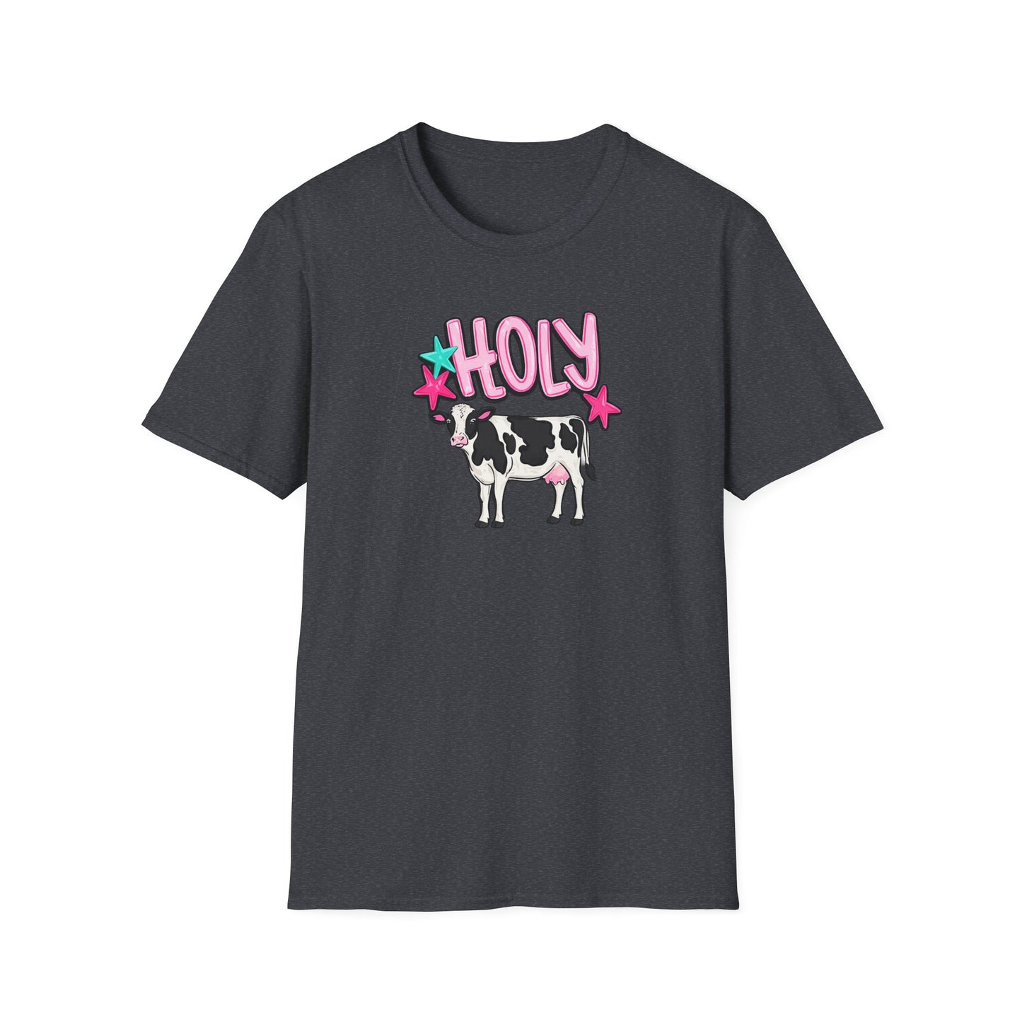 Holy Cow T-Shirt — Cute Pastel Cow Graphic Tee