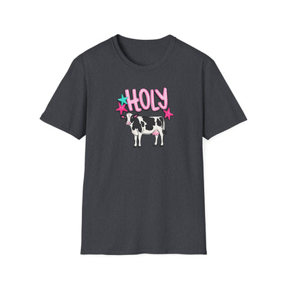 Holy Cow T-Shirt — Cute Pastel Cow Graphic Tee
